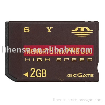 High speed Memory Stick PRO Duo 2GB